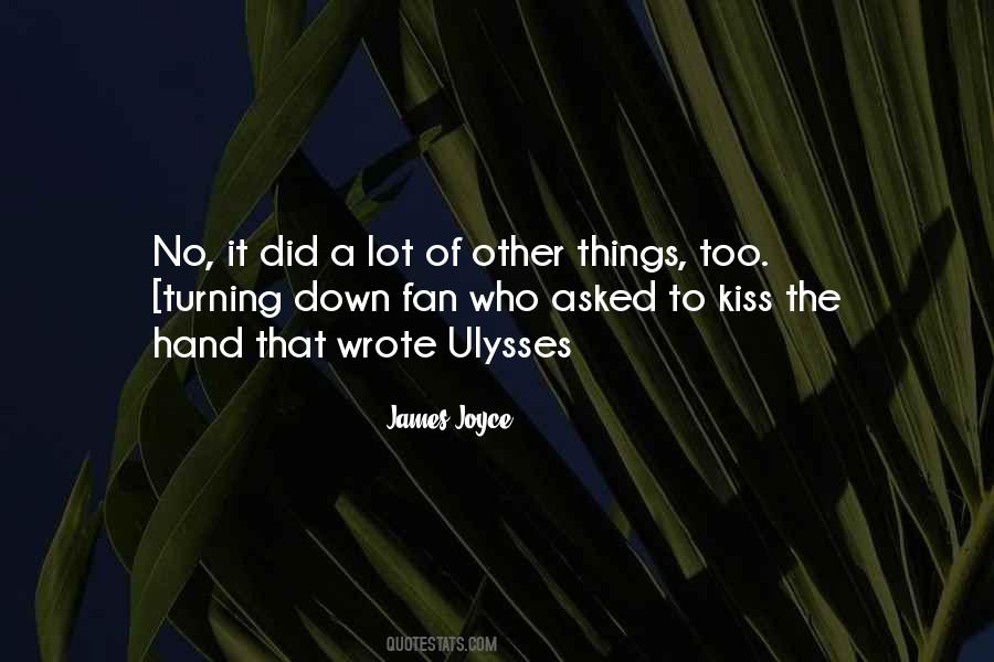 Ulysses James Joyce Quotes #1434657