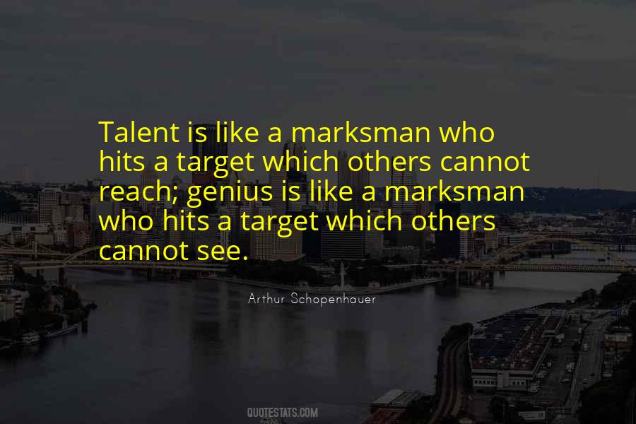 Quotes About Marksman #1605807