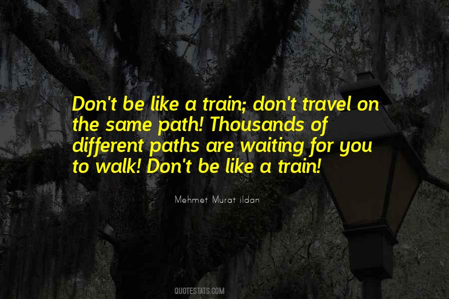 Quotes About Different Paths #1336350