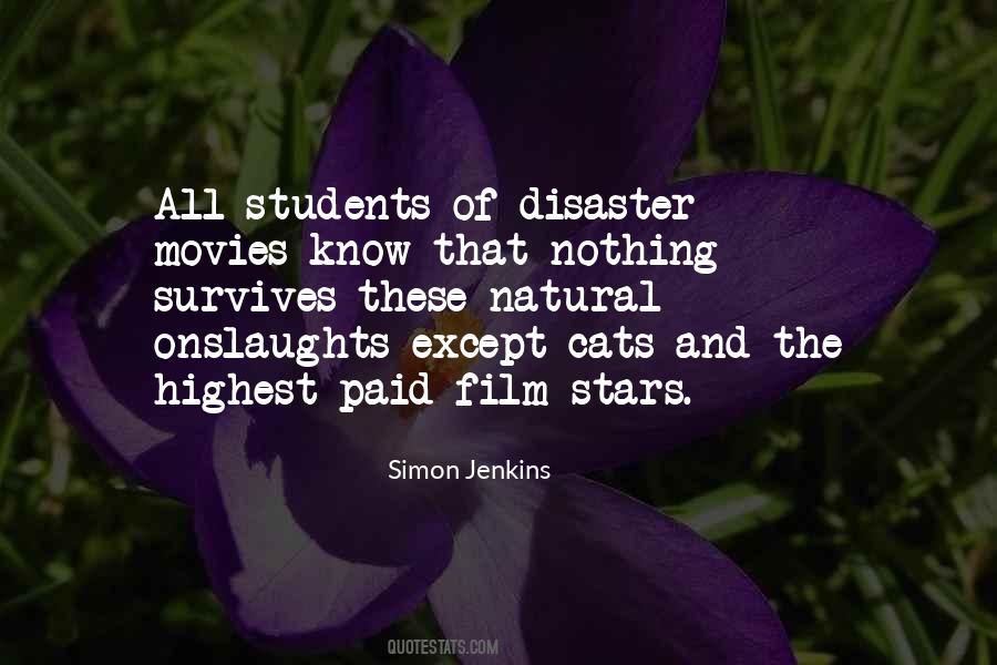 Quotes About Disaster Movies #136853