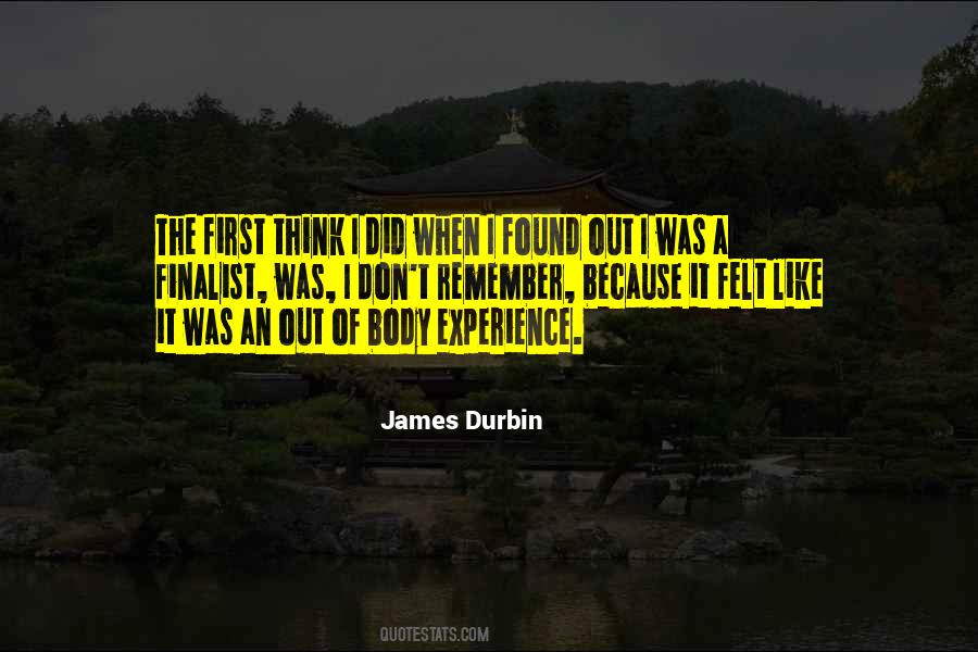 Body Experience Quotes #159655