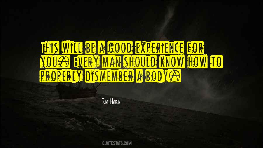 Body Experience Quotes #209343
