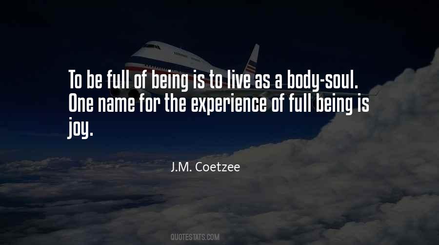 Body Experience Quotes #362786
