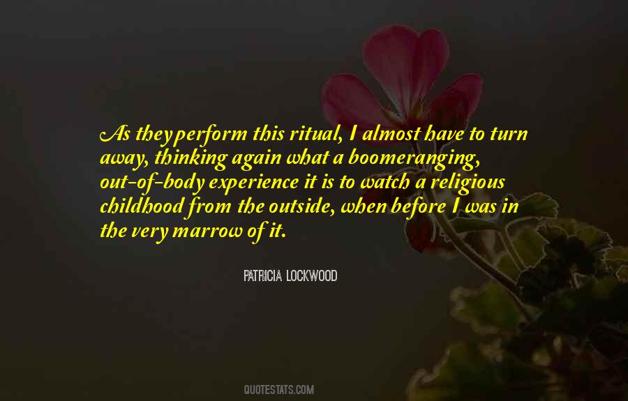 Body Experience Quotes #595091