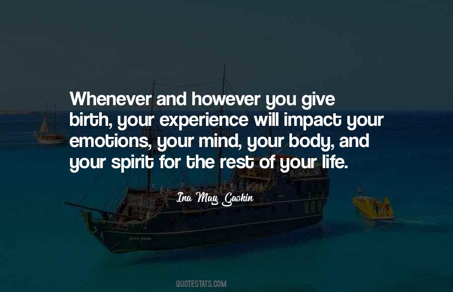 Body Experience Quotes #634816