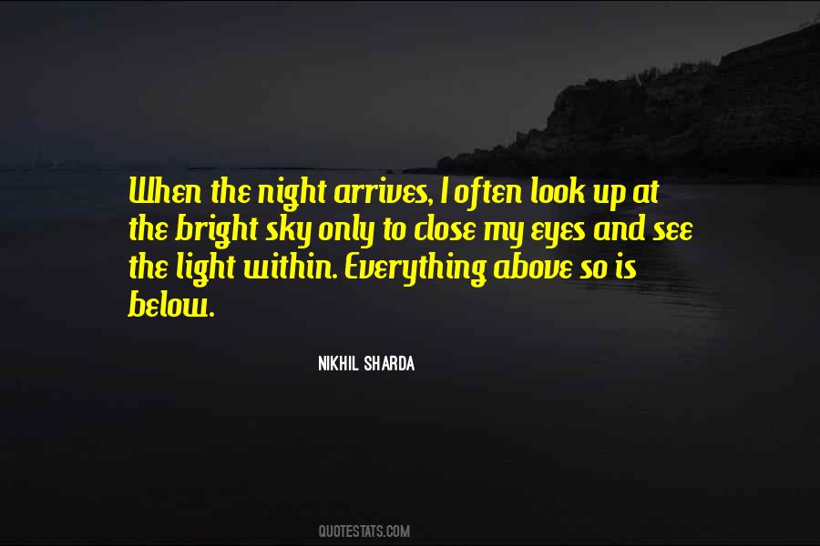 Quotes About Sky At Night #1186470