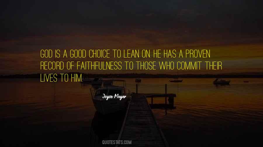 Quotes About God's Faithfulness #543897