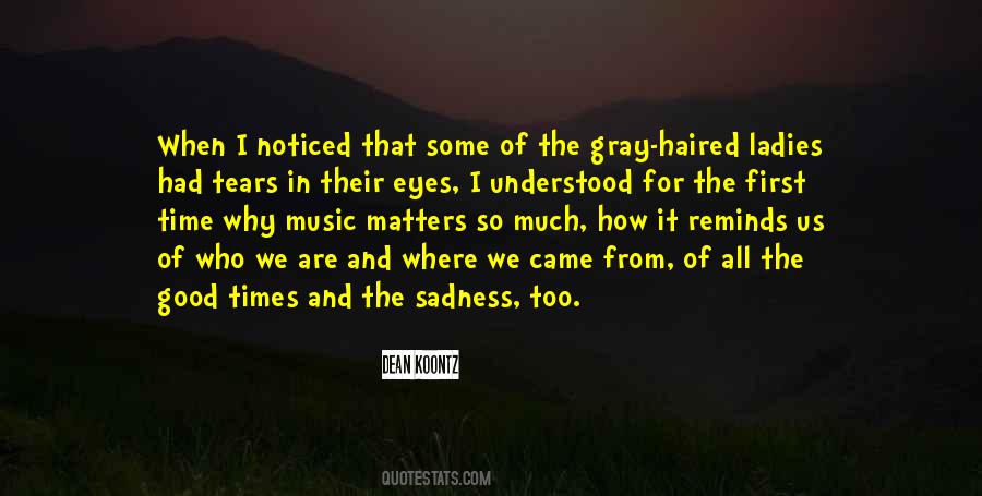 Quotes About Sadness In Her Eyes #525558