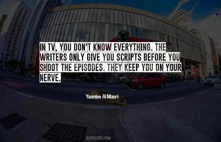 Tv Writers Quotes #1158218