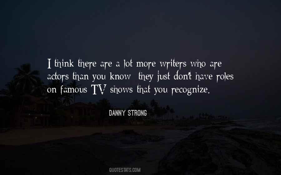 Tv Writers Quotes #1182364