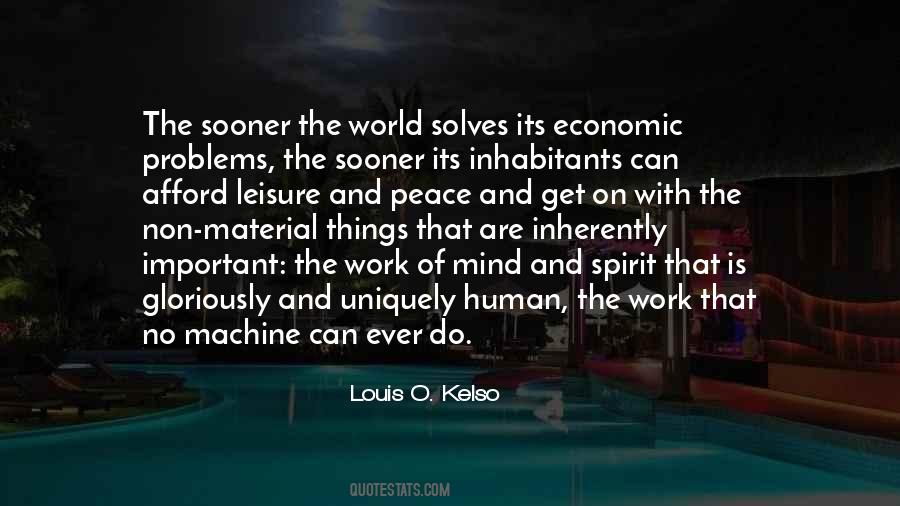 Quotes About Economic Problems #541824