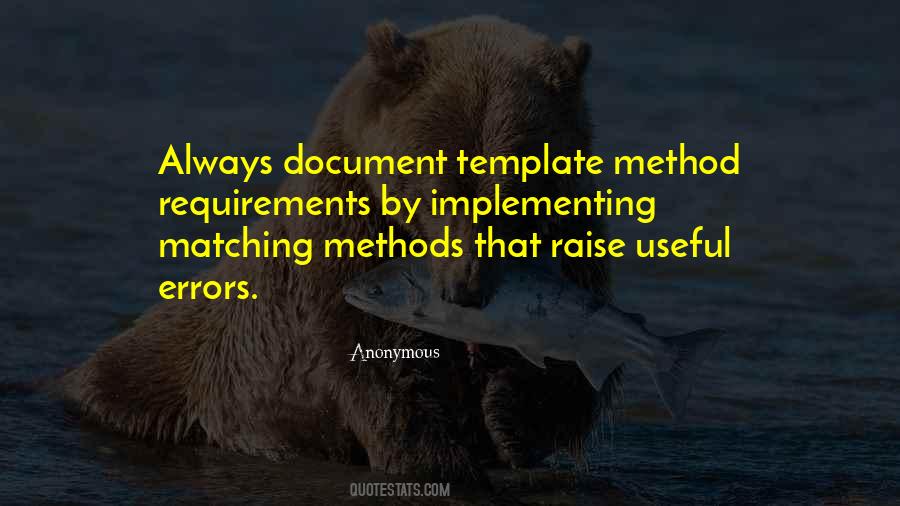 Quotes About Methods #1329703