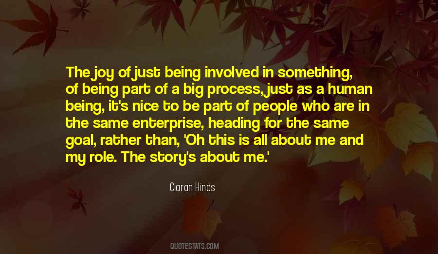 Quotes About Being A Part Of Something #178411