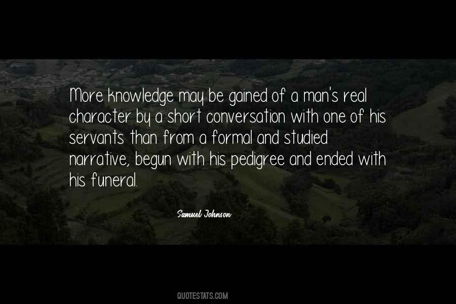 Quotes About More Knowledge #1587906