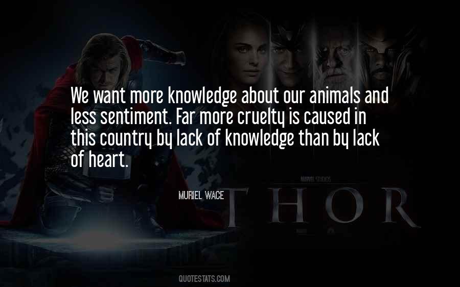 Quotes About More Knowledge #1650504