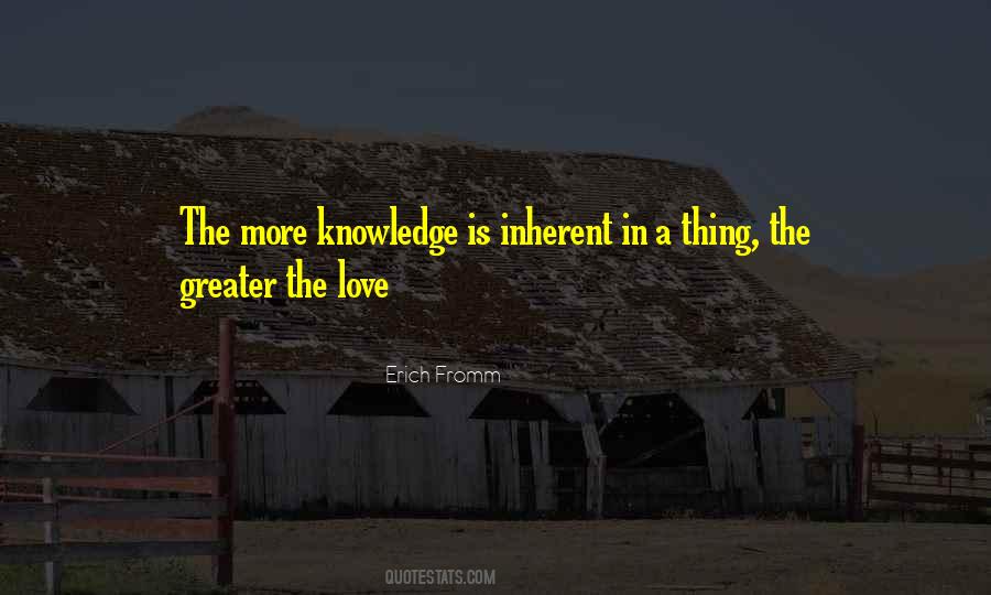 Quotes About More Knowledge #619377