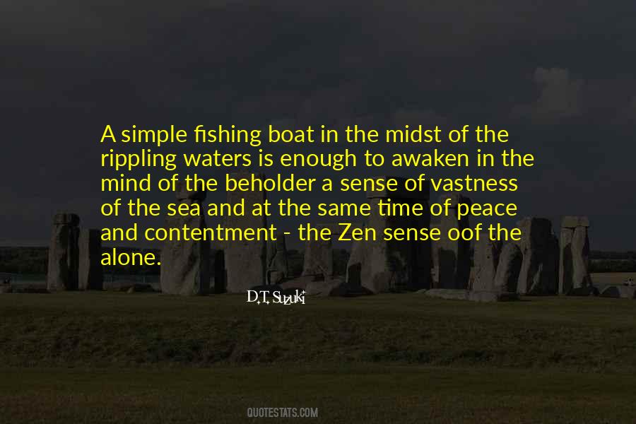 Quotes About Alone In The Sea #1635154