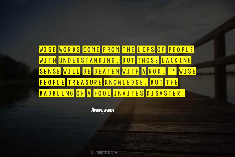 Quotes About Wise Words #351403