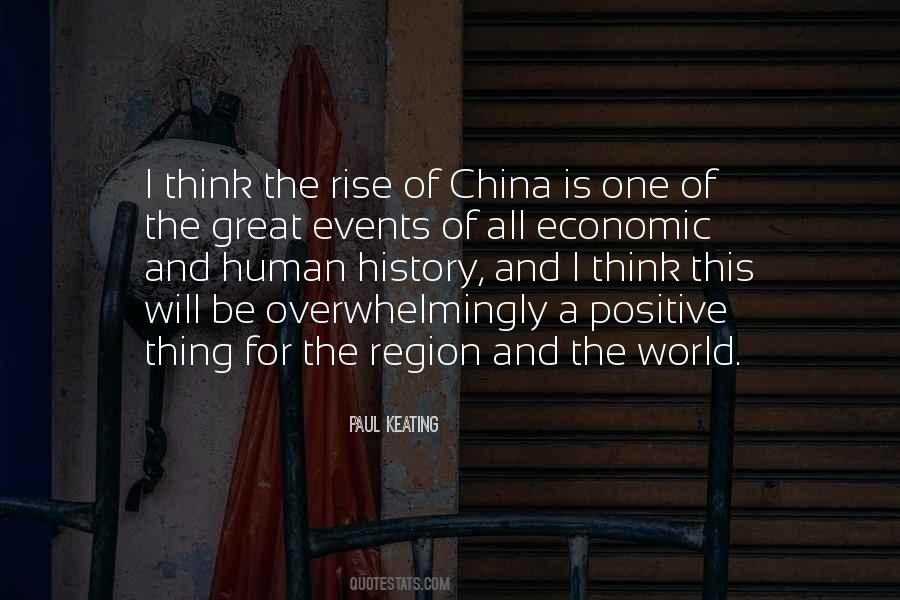 Rise Of China Quotes #867422