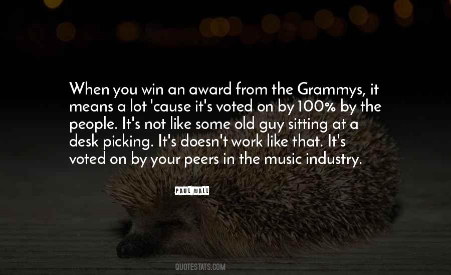 Quotes About Music Awards #283729