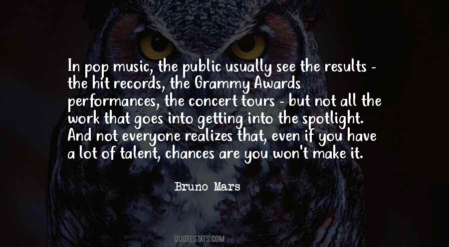 Quotes About Music Awards #570689