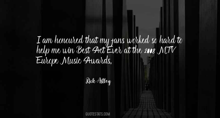 Quotes About Music Awards #703135