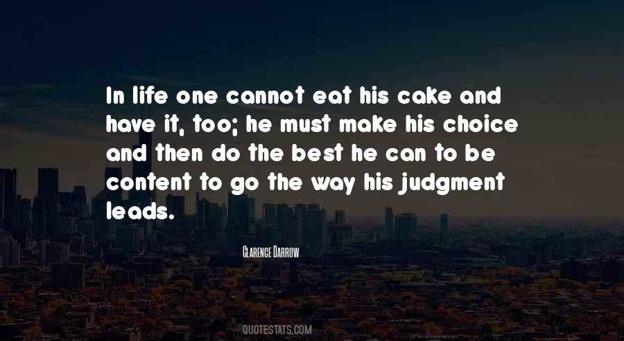 Quotes About Cake And Life #1265686