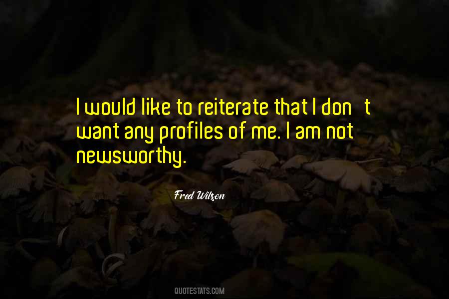 Quotes About Profiles #1819855
