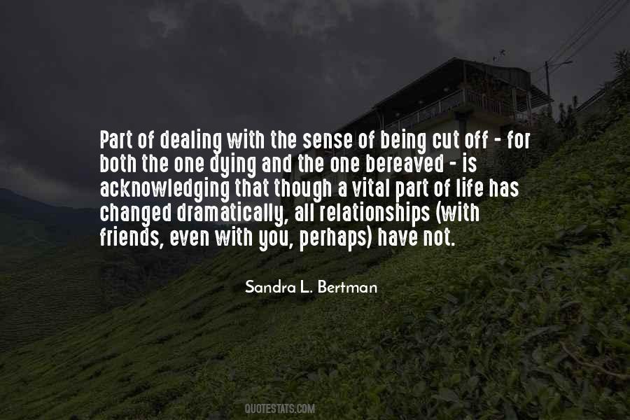 Quotes About Cut Off #96761