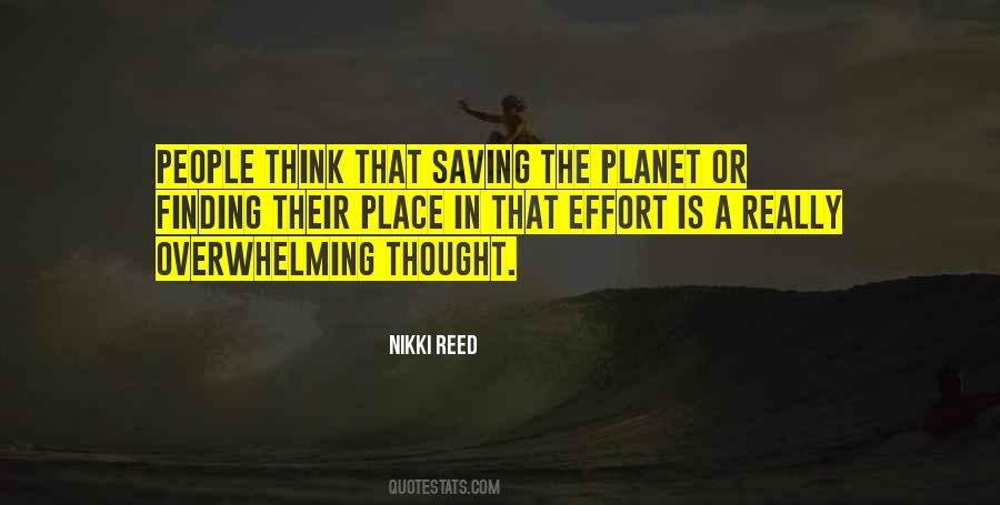 Quotes About Saving The Planet #39405