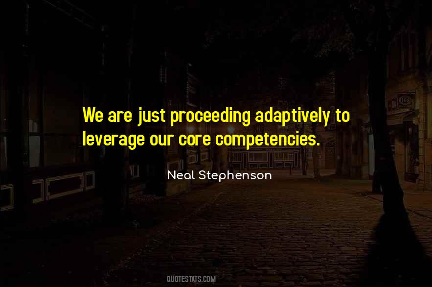 Quotes About Core Competencies #1199367