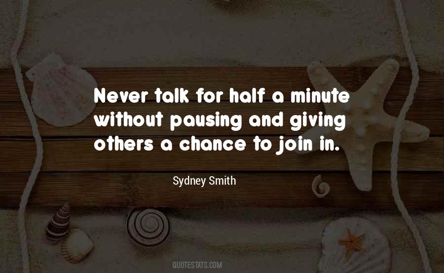 Half Minute Quotes #360517