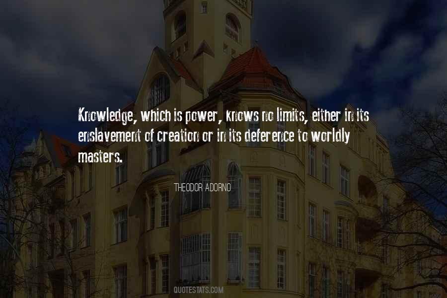 Worldly Knowledge Quotes #1619352