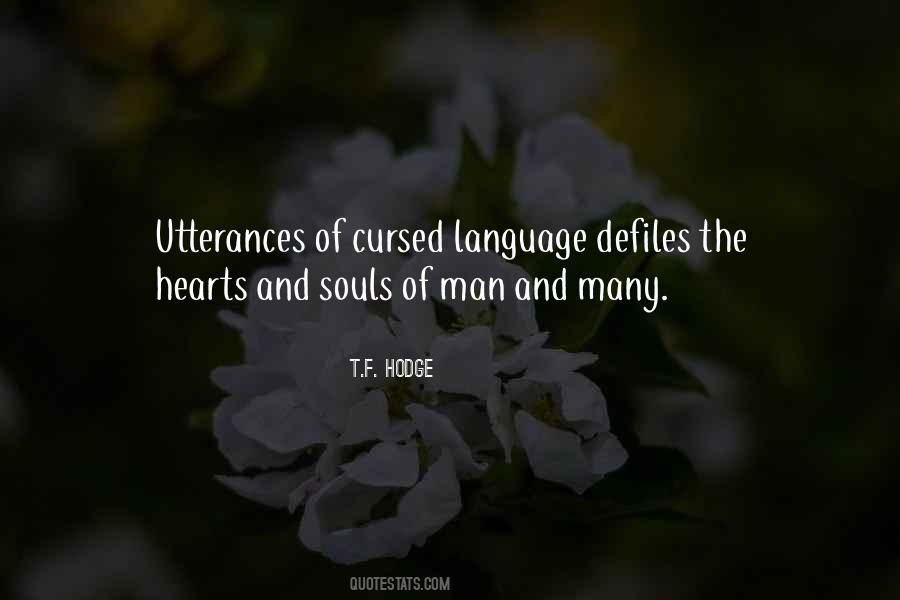 Quotes About Curse Words #1248306