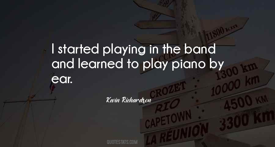 Quotes About Piano Playing #477172