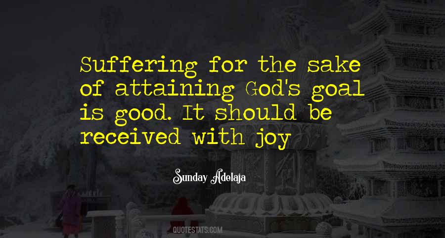 Quotes About Joy In Suffering #1543579