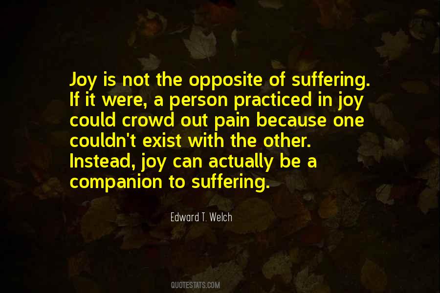 Quotes About Joy In Suffering #37773