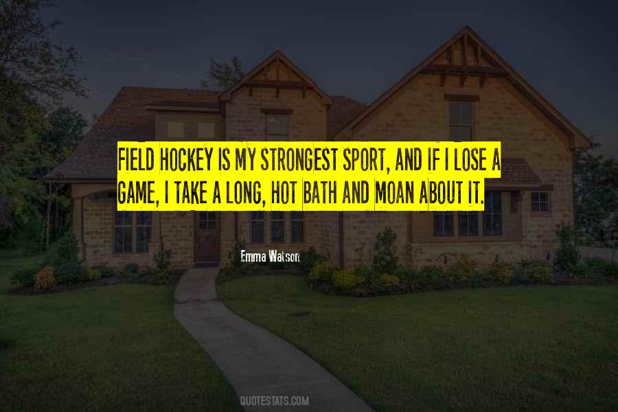 Hockey Game Quotes #1117081
