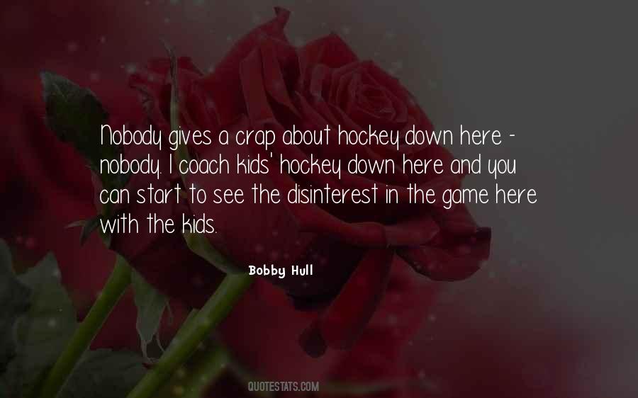 Hockey Game Quotes #228970