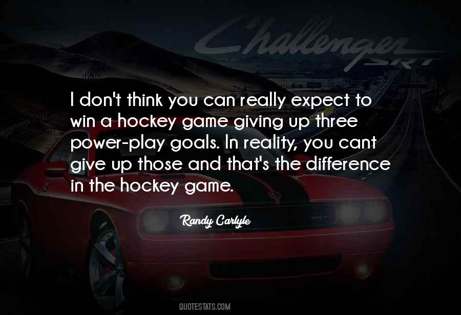 Hockey Game Quotes #290644