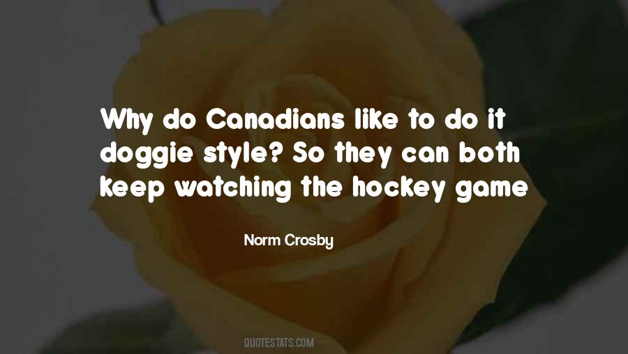 Hockey Game Quotes #972434