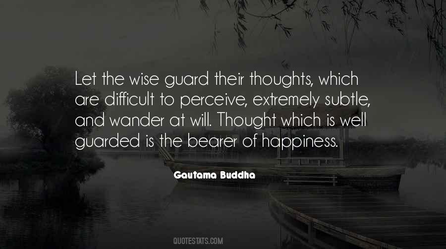 Quotes About Thoughts Buddha #115470
