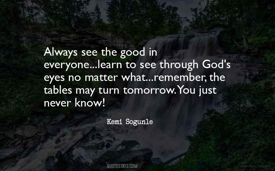 God S Eyes Quotes #112160