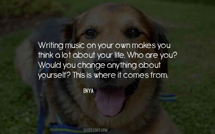 Music Writing Quotes #14570