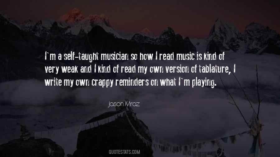 Music Writing Quotes #36022