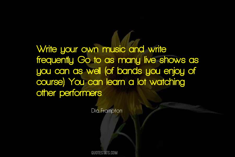 Music Writing Quotes #88141