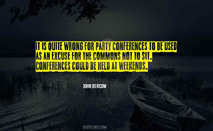 Quotes About Conferences #155851