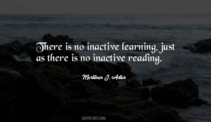 Quotes About Inactive #218291