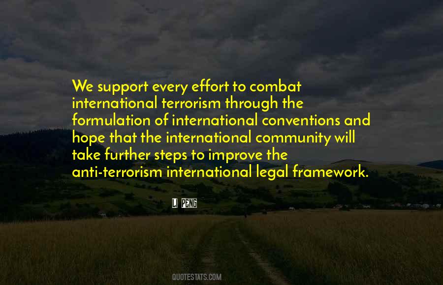 Quotes About International Terrorism #660253