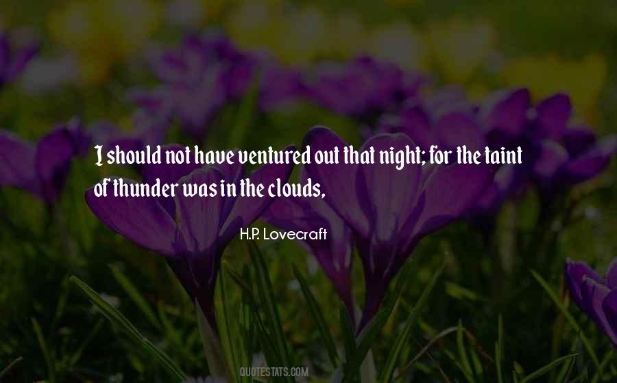 Night Clouds Quotes #1400496
